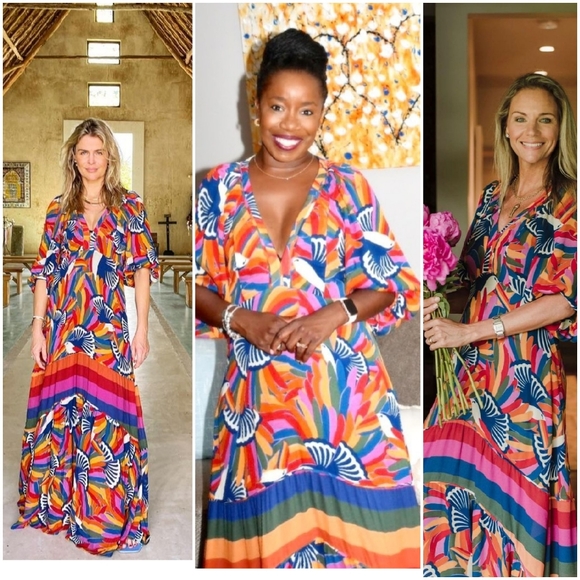 Farm Rio Rainbow Toucan Maxidress - Picture 5 of 8